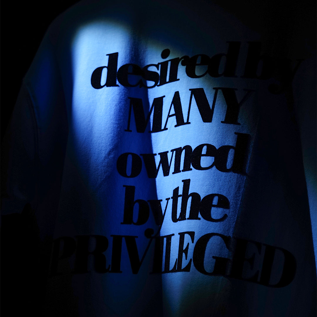 BLUE PRIVILEGED TEE
