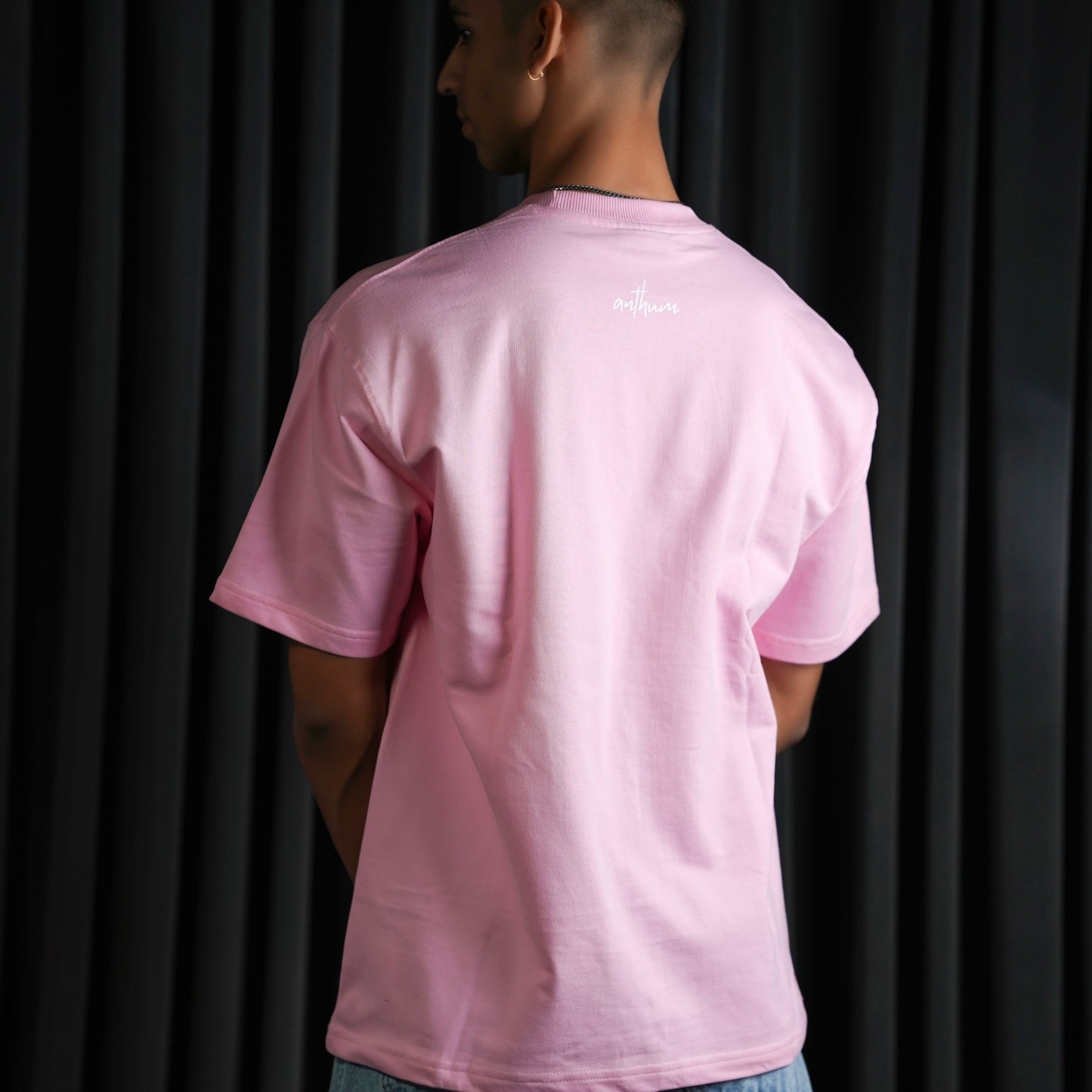 PINK MIRRORED TEE
