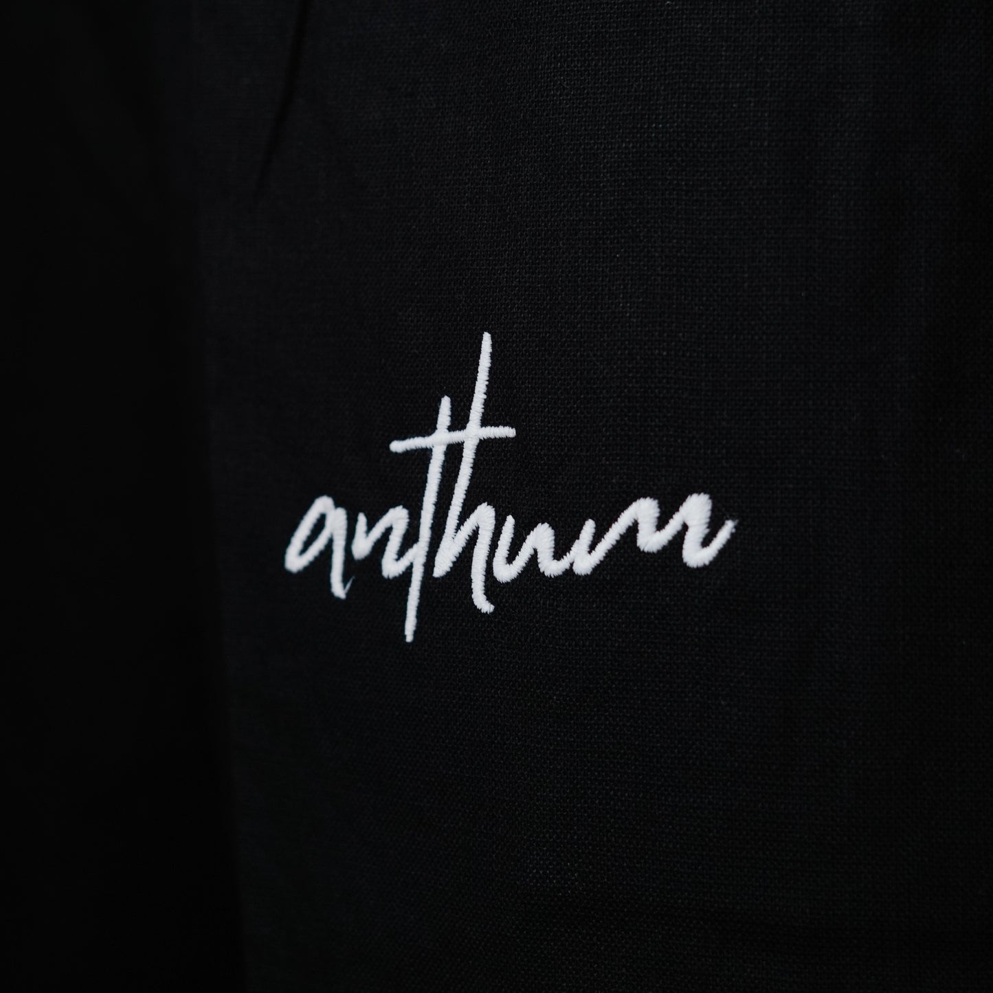 BLACK LINEN SWEATPANTS