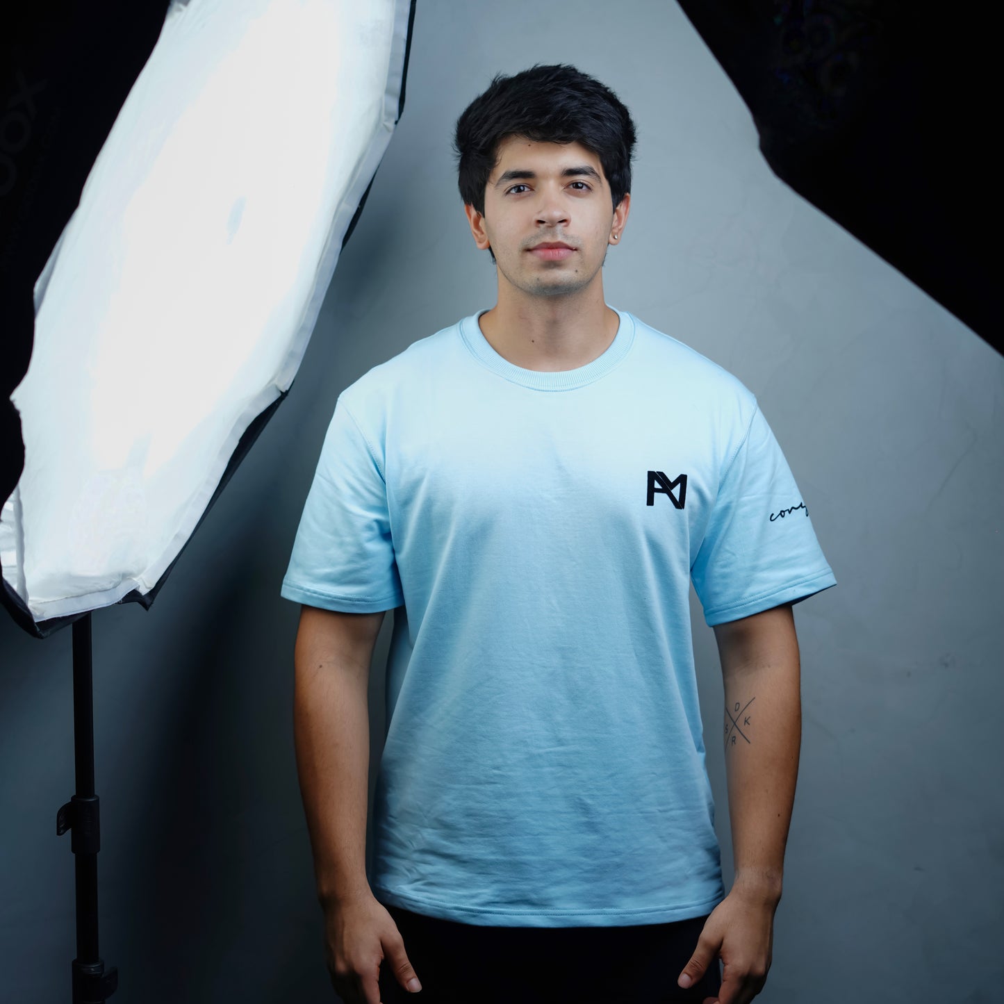 BLUE PRIVILEGED TEE