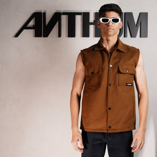 BROWN OVERSIZED JACKET : ONE OF ONE